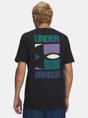 Moška majica s kratkimi rokavi UNDER ARMOUR M BLOCK LOGO SS 6009250-001 ČRNA
