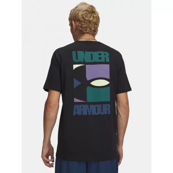  Moška majica s kratkimi rokavi UNDER ARMOUR M BLOCK LOGO SS 6009250-001 ČRNA 
