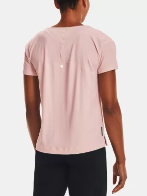 Ženska majica s kratkimi rokavi UNDER ARMOUR UA RUSH ENERGY CORE SS 1365683-685 ROZA