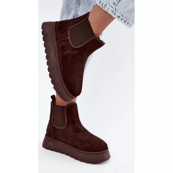  Ženski čevlji BIG STAR SHOES UU274174 RJAVE/BEŽ SENCE 
