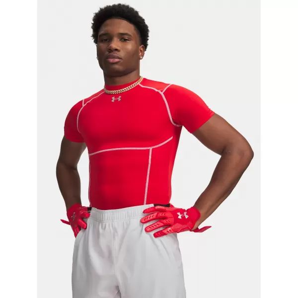  Moška majica s kratkimi rokavi UNDER ARMOUR UA HG ELITE COMP SS 6015382-600 RDEČA 