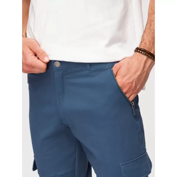  Moške hlače OMBRE P1517 TEMNO MODRA 