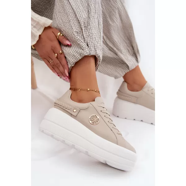  Ženske superge D&A LR61-7095 BEŽ 