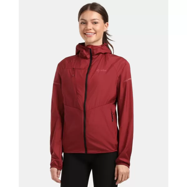  Ženska vetrovka KILPI ROSA-W 1L0109KI TEMNO RDEČA 