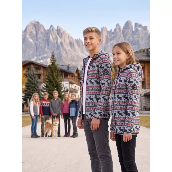 Otroški topel pulover ALPINE PRO NORESO VARIANTA VISOKE RASTI PB 