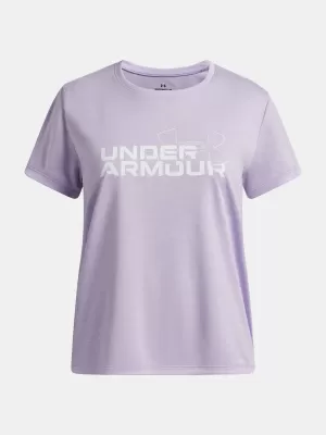 Dekliška majica s kratkimi rokavi UNDER ARMOUR TECH TWIST WDMK LOGO SS 6007134-536 VIJOLIČNA