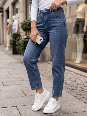 Ženske hlače DSTREET UY3104 MODRA