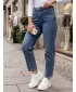 Ženske hlače DSTREET UY3104 MODRA