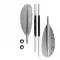 Veslo SPINERA Kayak Classic Alu 4D SIVA