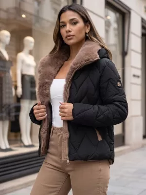 Ženska jakna DSTREET TY6083 ČRNA
