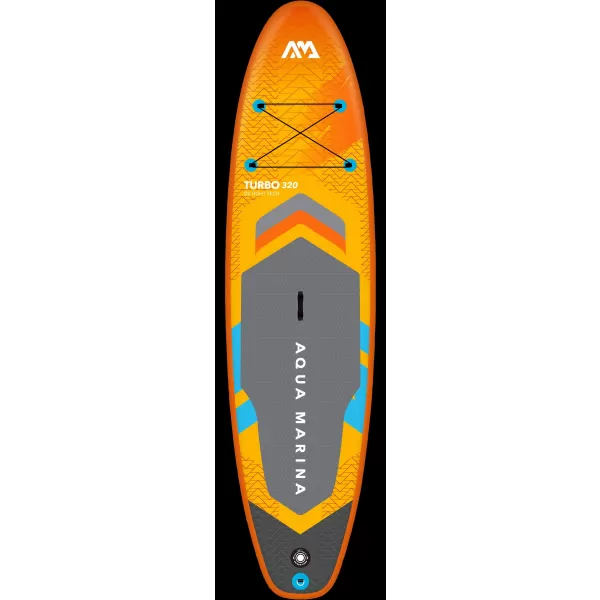  Deska za veslanje z motorjem AQUA MARINA GO Turbo 320 RUMENO SIVA 
