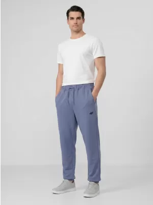 Moške hlače 4F WMM00TTROM1673 DENIM