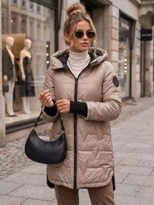 Ženska jakna DSTREET TY5790 KARAMELA