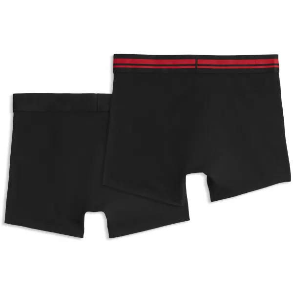  Moške boksarice PUMA MEN EVERYDAY PLACED LOGO BOXER 2P 93847618 RDEČA KOMBINACIJA 