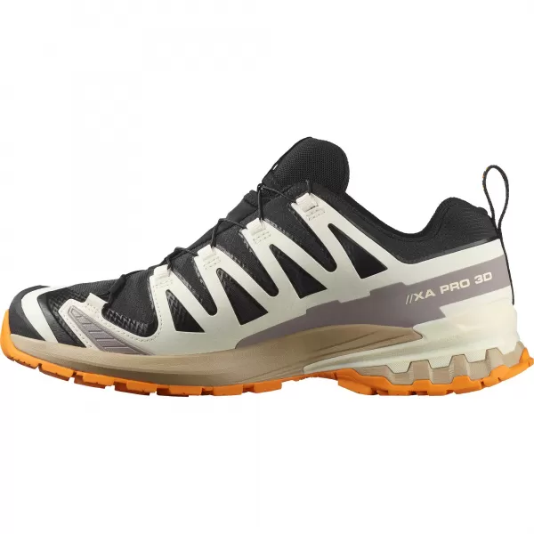  Moški čevlji SALOMON XA PRO 3D V9 GORE-TEX L47881900 ČRNI/VANILJEV LED/KURKUMA 