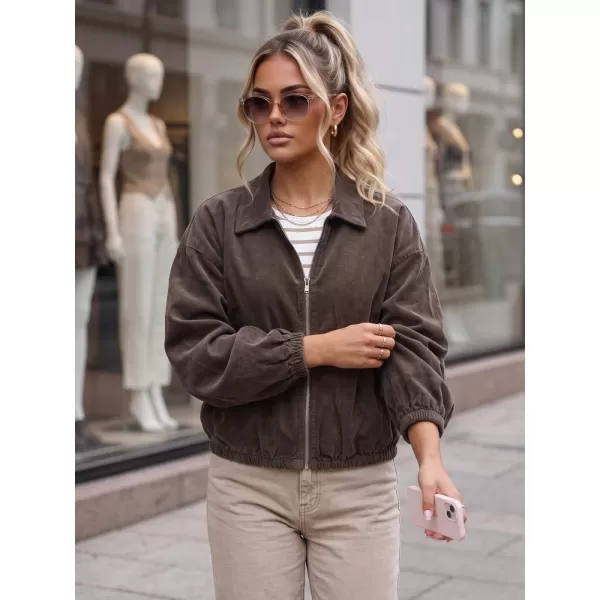  Ženska jakna DSTREET TY6052 RJAVA 