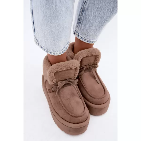  Ženski snežaki BIG STAR SHOES UU274215 BEŽ 
