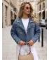 Ženska jakna DSTREET TY5682 MODRA