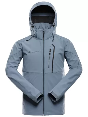 Moška softshell jakna ALPINE PRO HOOR 2 ASHLEY BLUE