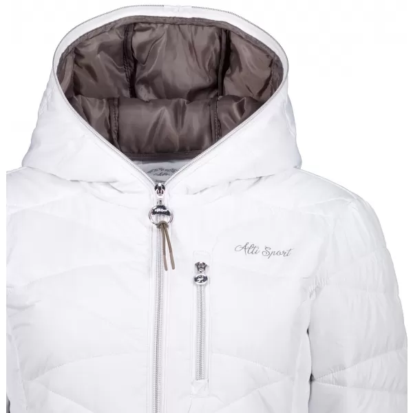  Ženska zimska jakna ALTISPORT IVORY BELA 