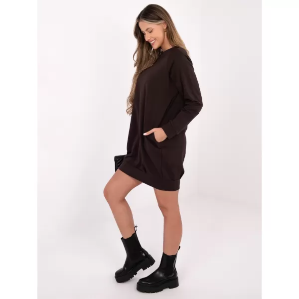  Obleka BASIC FEEL GOOD RV-TU-5184.93P TEMNO RJAVA 