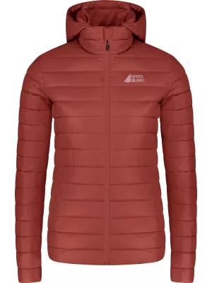 Ženska prešita jakna NORDBLANC NIMBUS WJL8395 RJAVA