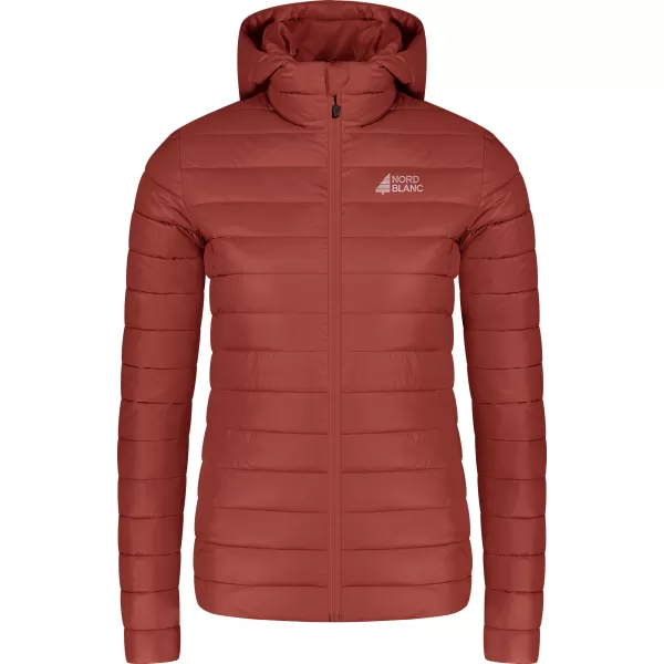  Ženska prešita jakna NORDBLANC NIMBUS WJL8395 RJAVA 