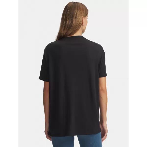  Ženska majica s kratkimi rokavi UNDER ARMOUR RIVAL OS CAMPUS TEE 6007883-001 ČRNA 