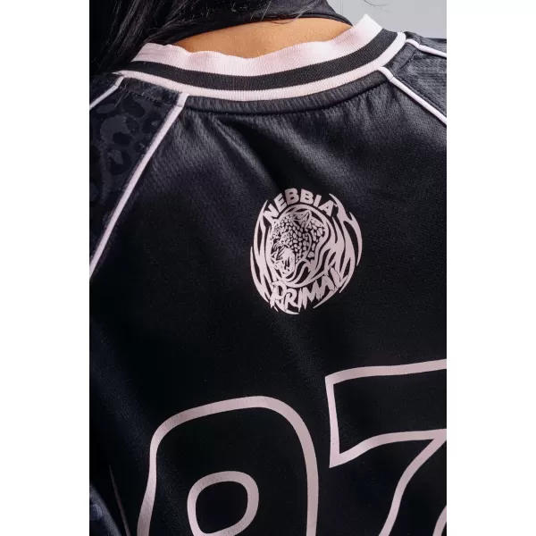  Prevelika majica s kratkimi rokavi 97 NEBBIA PRIMAL 862 ČRNI LEOPARD 