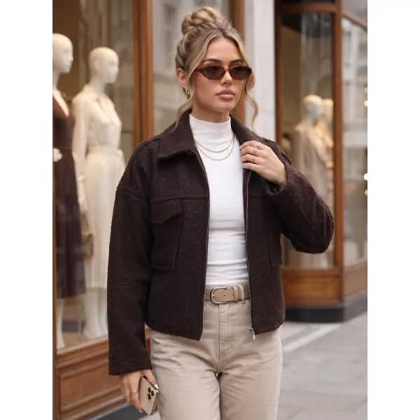  Ženska jakna DSTREET TY6058 RJAVA 