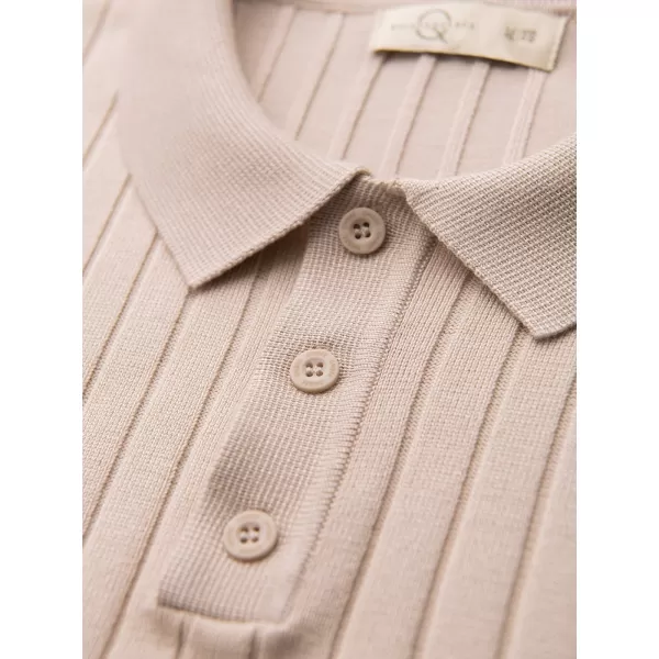 Moška polo majica OMBRE OM-POSS-0180 BEŽ 