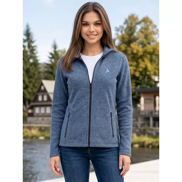 Ženski pulover iz flisa ALTISPORT ALW002852 TEMNI DENIM POUDARKI 