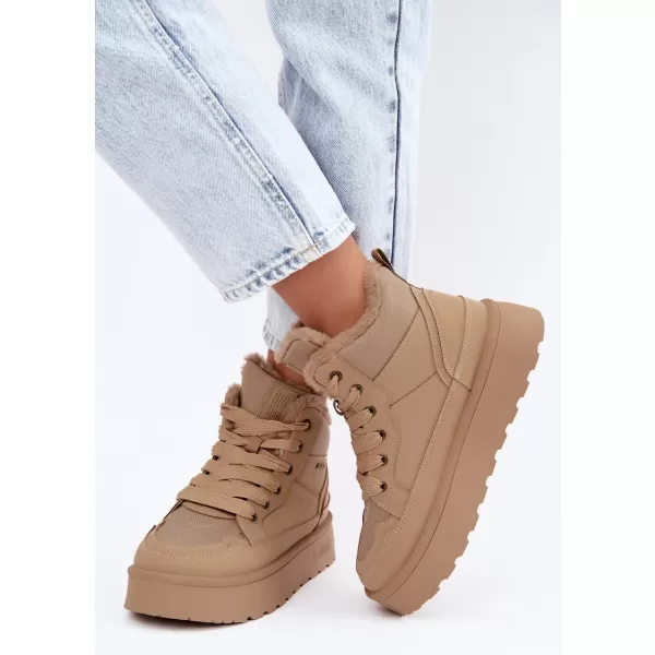  Ženski snežaki BIG STAR SHOES UU274166 BEŽ 