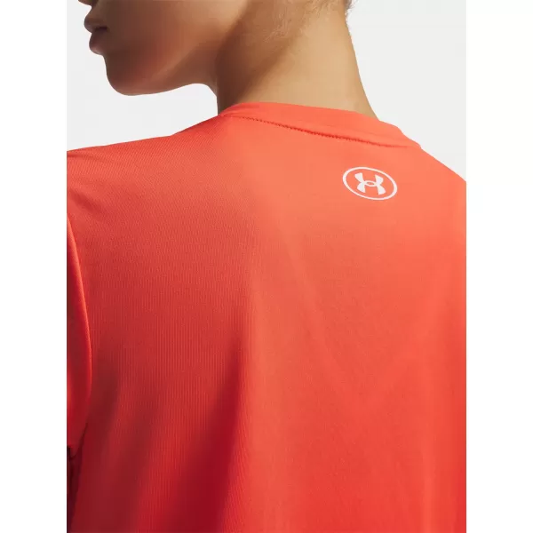  Ženska majica s kratkimi rokavi UNDER ARMOUR TECH SSV- SOLID 1384229-690 RDEČA 