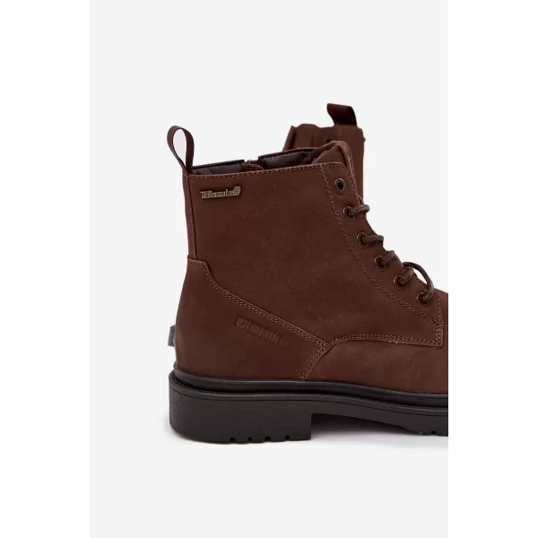  Moški gležnarji BIG STAR SHOES OO174149 RJAVA/BEŽ 