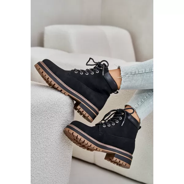  Ženski gležnjarji BIG STAR SHOES OO274A290 ČRNA 