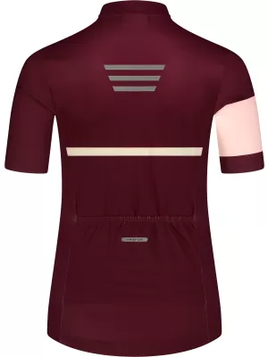 Ženski kolesarski dres NORDBLANC ENTHUSIAST NBSLF8084 RDEČA