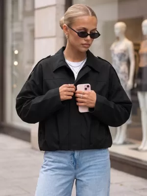 Ženska jakna DSTREET TY5955 ČRNA