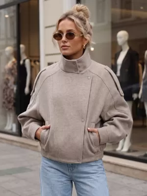Ženska jakna DSTREET TY6033 KAKI