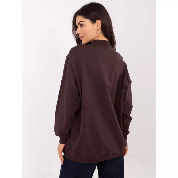  Ženski pulover BASIC FEEL GOOD RV-BL-5185.70P TEMNO RJAVA 