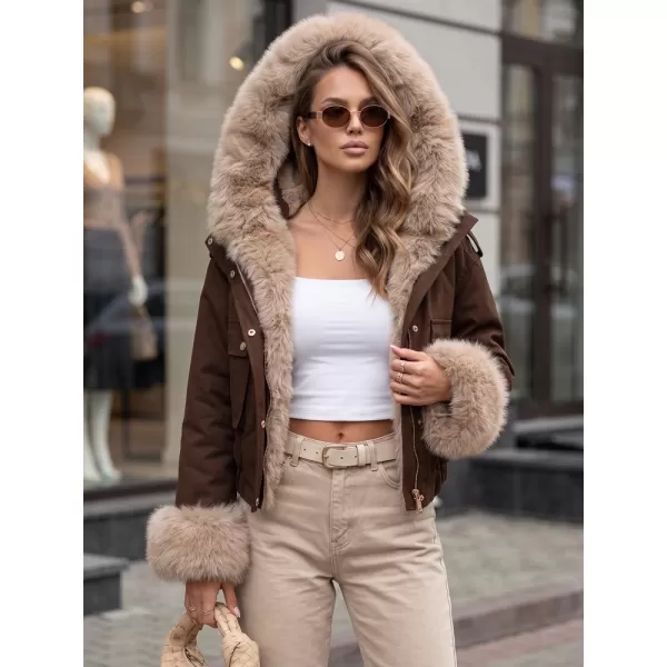  Ženska jakna DSTREET TY5836 RJAVA 