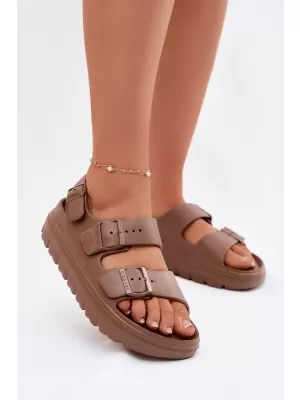Ženske sandale BIG STAR SHOES TT274A035 RJAVA/BEŽ