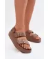 Ženske sandale BIG STAR SHOES TT274A035 RJAVA/BEŽ
