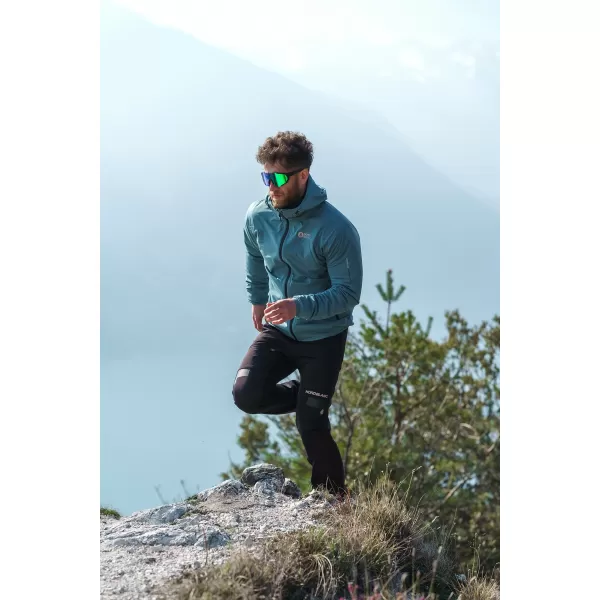  Moške nepremočljive hlače za več športov NORDBLANC RIDGEWALK NBSPM8325 ČRNA 