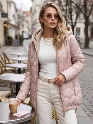 Ženska jakna DSTREET TY5804 ROZA
