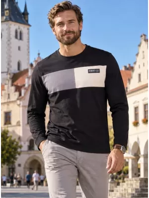 Moška majica s kratkimi rokavi ALTISPORT IVAS ČRNA
