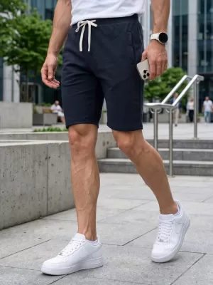 Moške kratke hlače DSTREET SX2626 TEMNO MODRA