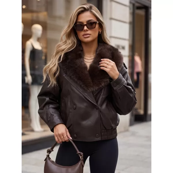  Ženska jakna DSTREET TY6027 RJAVA 