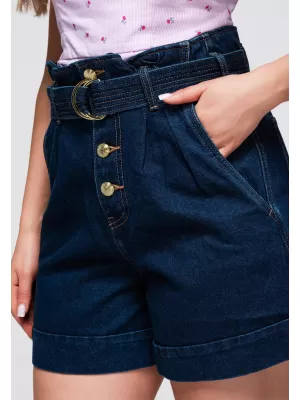 Ženske kratke hlače OMBRE OW-ST-E0011 TEMEN DENIM