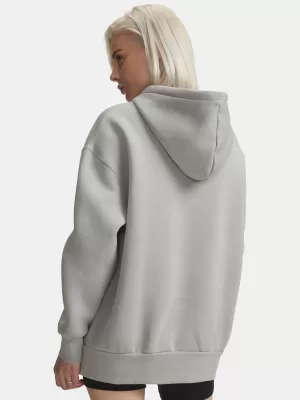 Ženski pulover UNDER ARMOUR ICON FLEECE OS HOODIE 1379495-069 SIVA